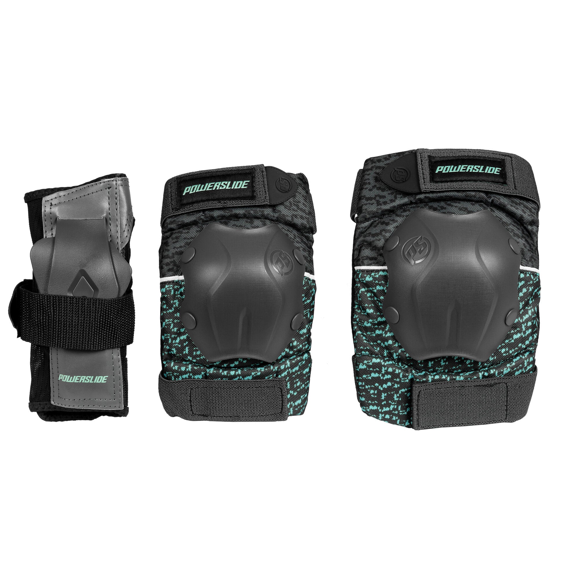 powerslide-standard-women-protektoren-set-grau-teal image 3