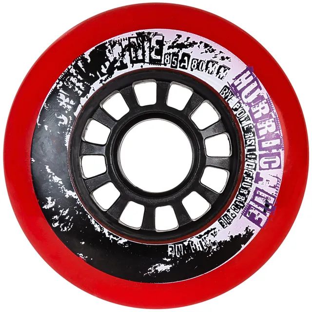 powerslide-hurricane-80-85a-rollen-rot-4er-pack-urban-rollen image 1