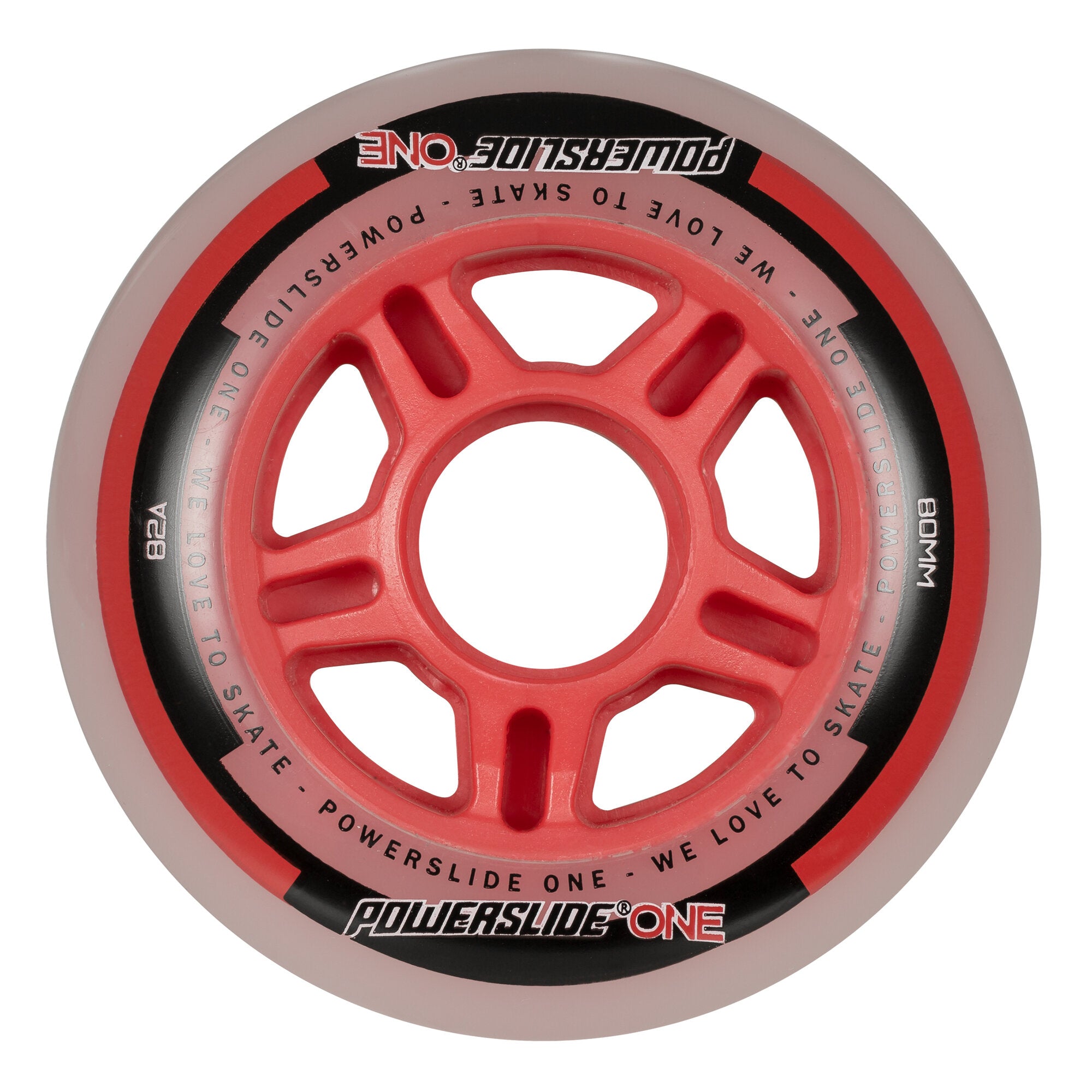 powerslide-ps-one-80mm-82a-rollen-4er-pack-rot-wei image 1