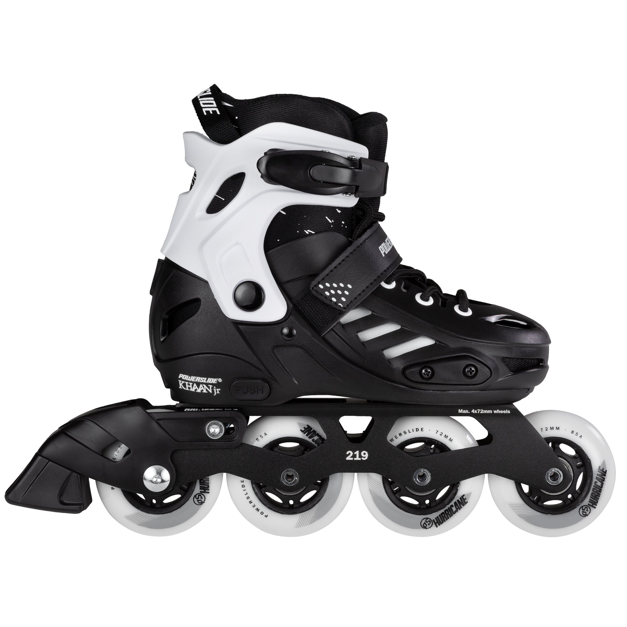 powerslide-khaan-junior-sqd-black-adj-kinder-inline-skates image 1
