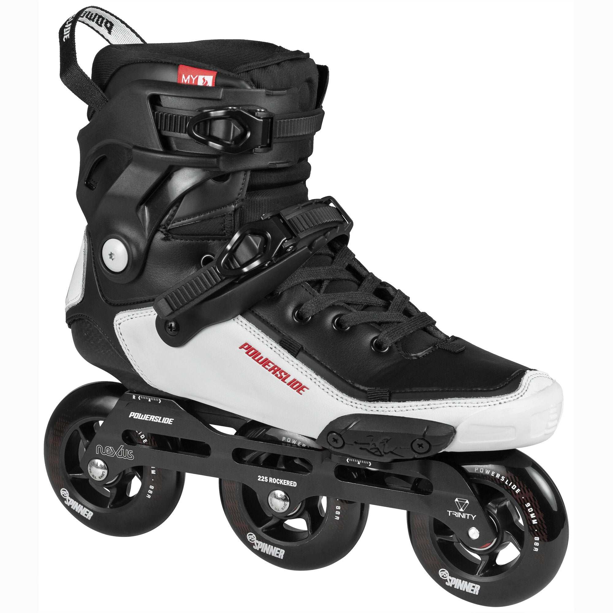 powerslide-tau-90-trinity-urban-freestyle-inline-skates-3x90 image 2