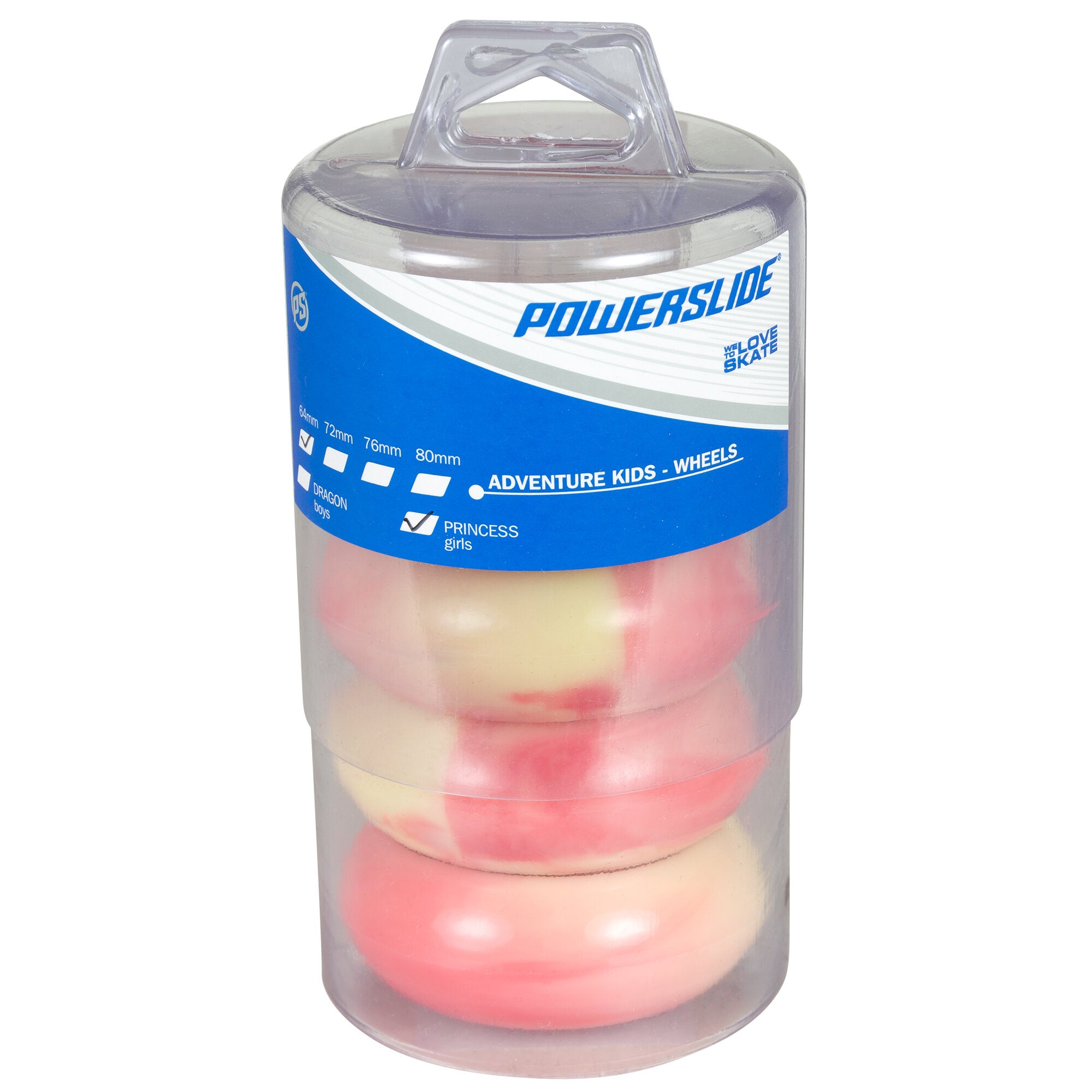 powerslide-princess-64-kinderrollen-4er-pack-orange image 2