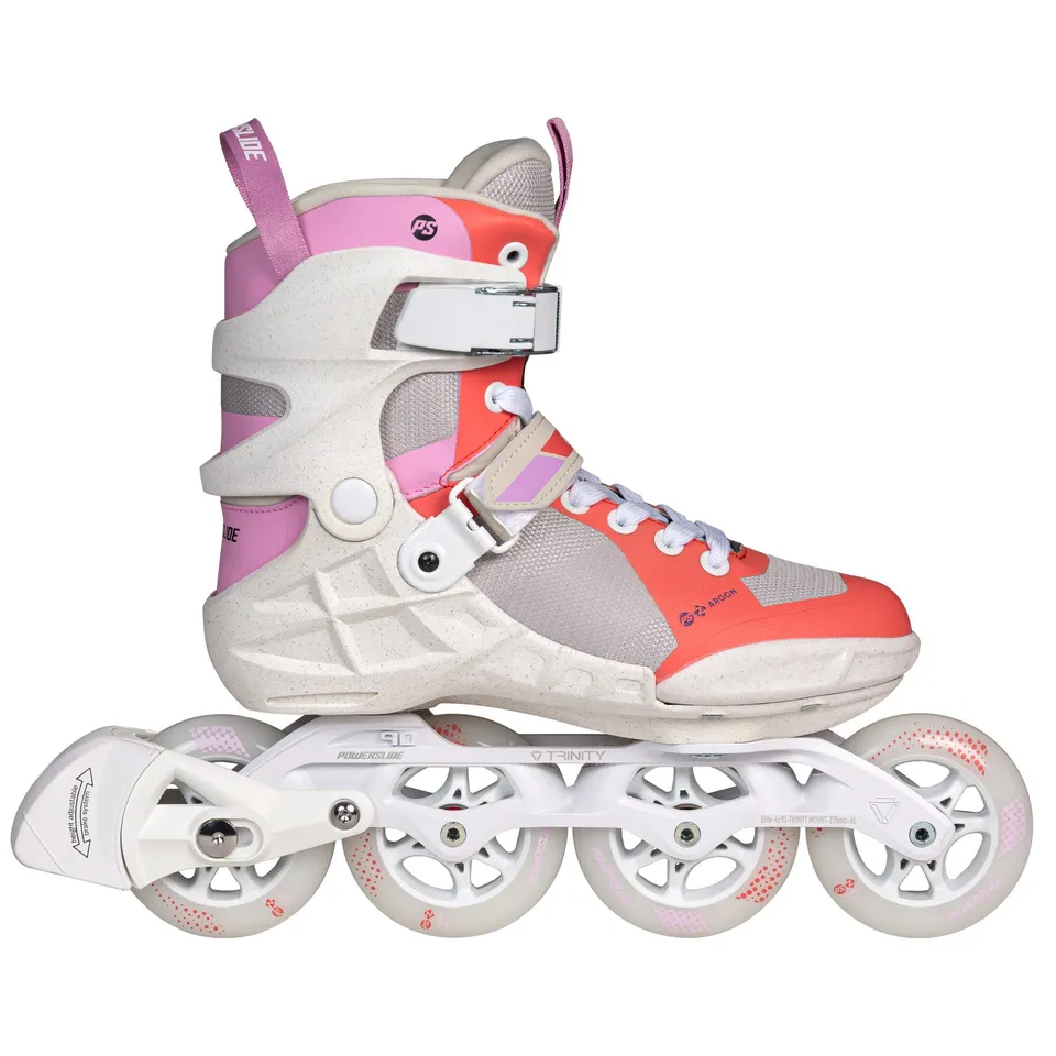 powerslide-phuzion-argon-peach-90-fitness-inline-skates image 1