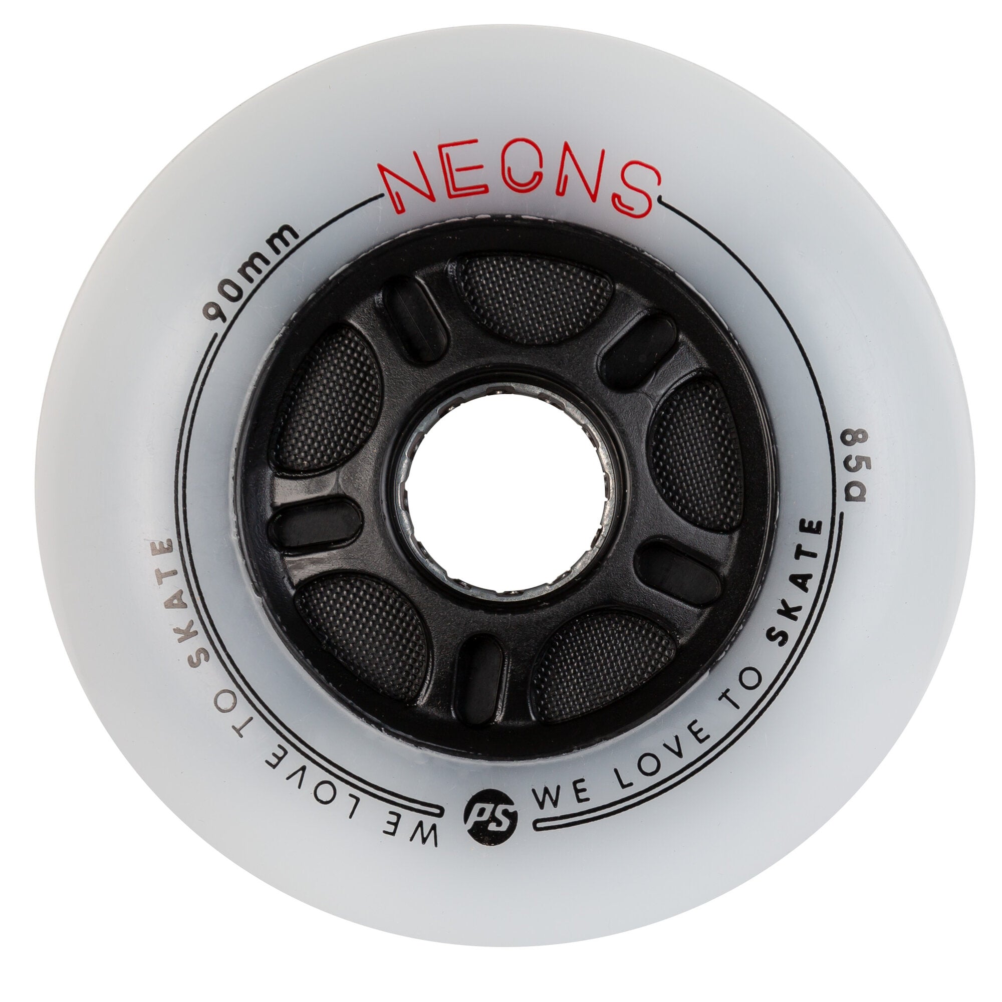 powerslide-neons-90mm-85a-rot-led-rollen-4er-pack image 2