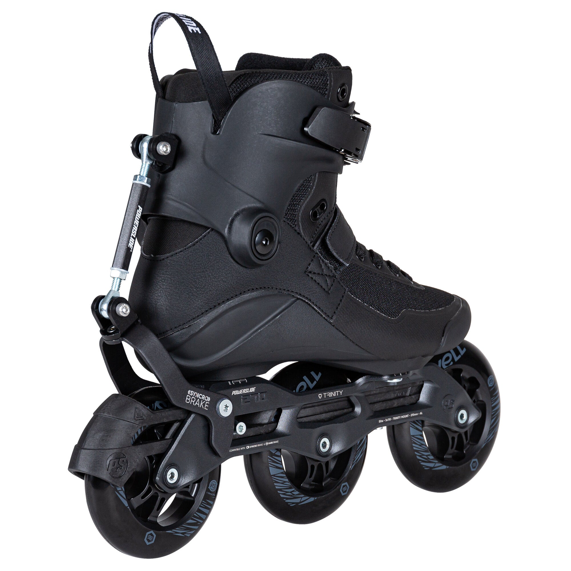 powerslide-swell-triple-black-syncro-110-fitness-skate-mit-bremse image 3