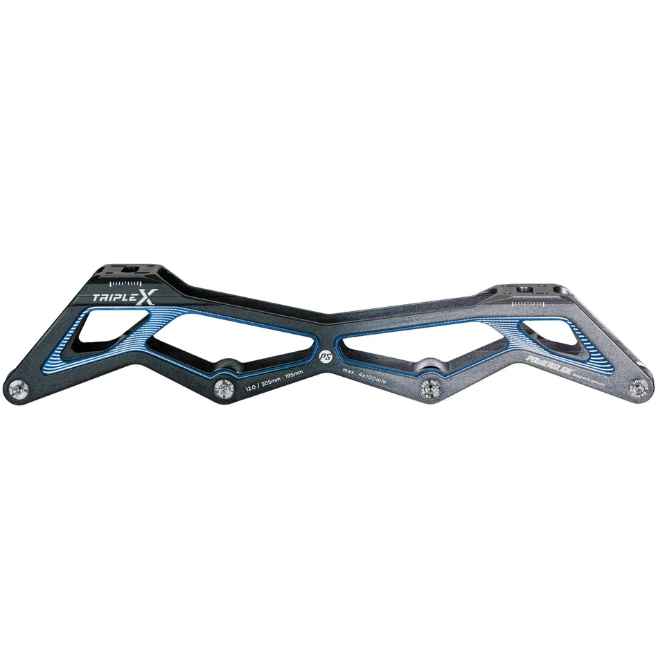 powerslide-triple-x5-12-0-4x100-black-blue-speedframe-195 image 1