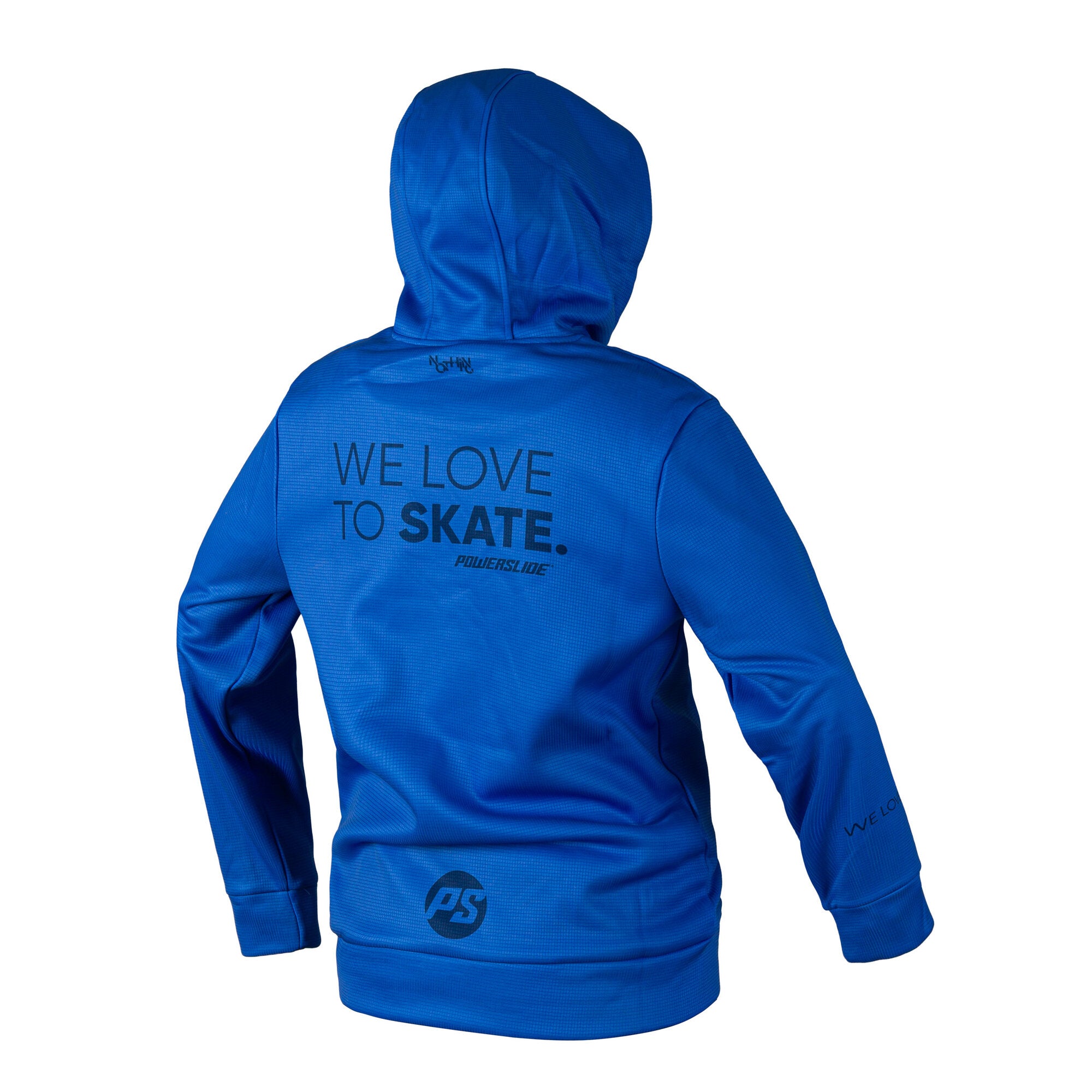 powerslide-team-hoodie-blau-unisex-skate-hoodie image 2