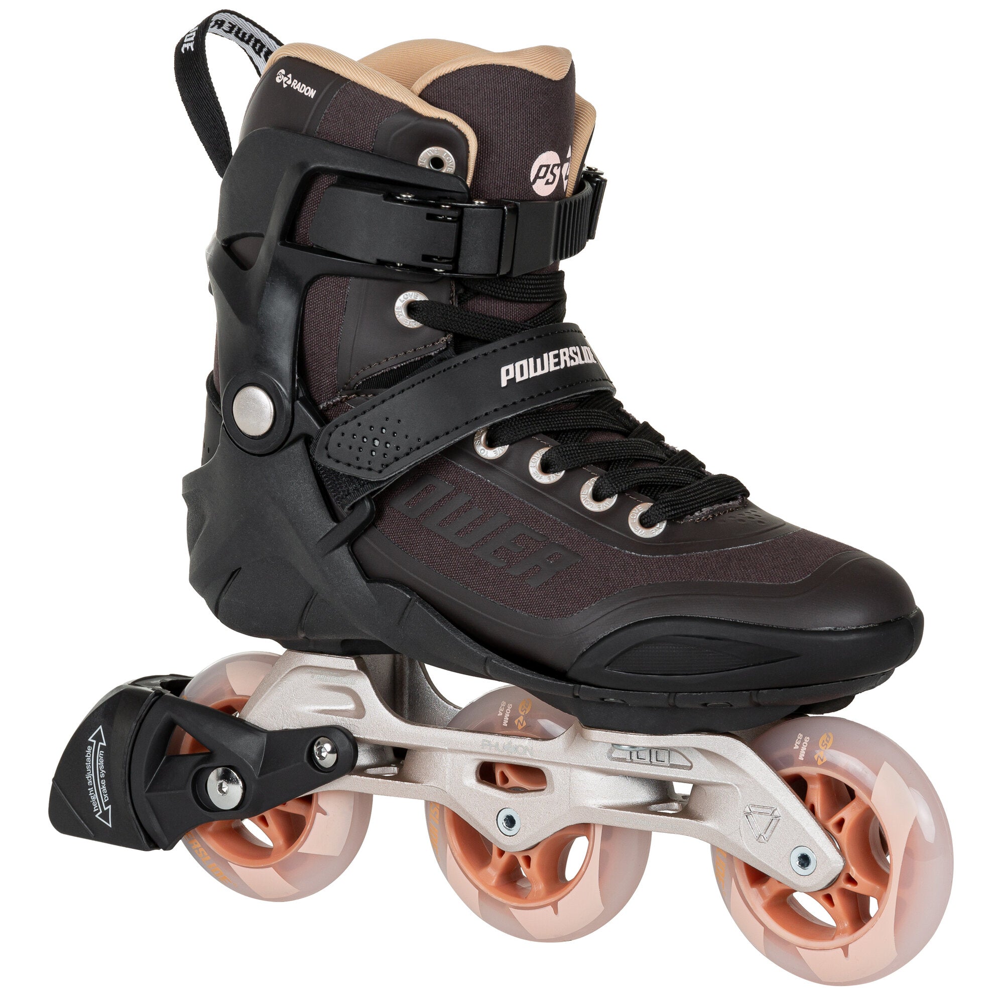 powerslide-phuzion-radon-bronze-90-fitness-inline-skate-90-mm-rollen-trinity-x-s image 7
