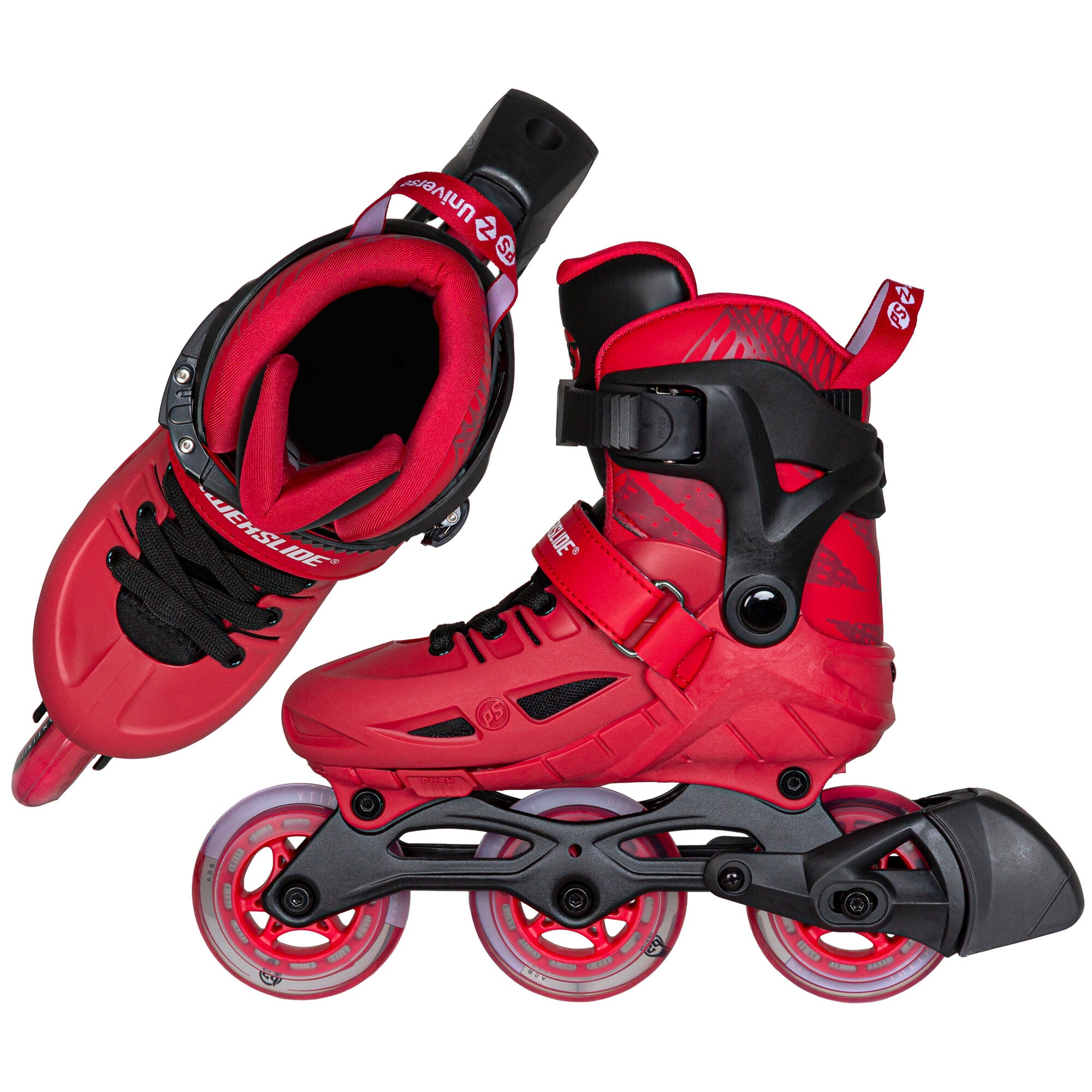 powerslide-phuzion-universe-red-adj-kinder-inlineskate-3-rollen image 4