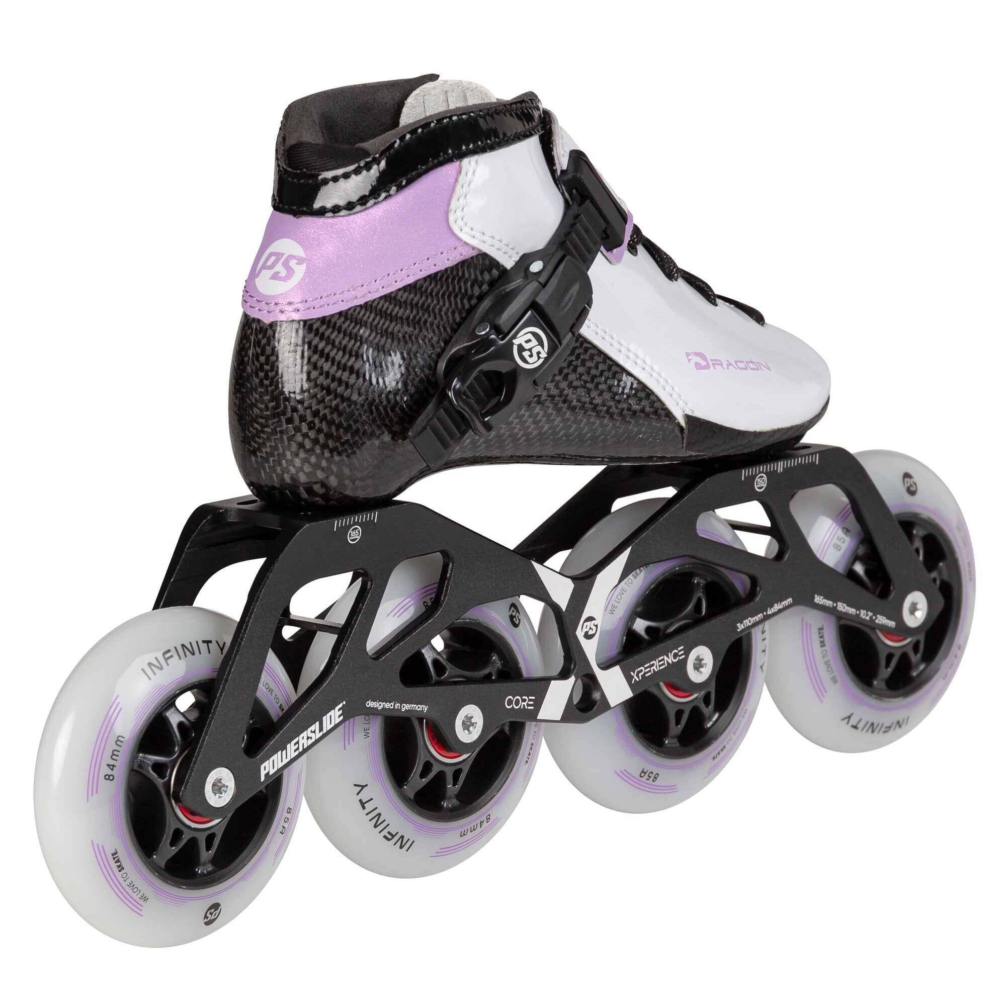 powerslide-dragon-white-84-kinder-speed-inline-skates image 3