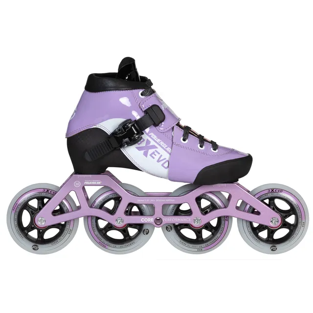 powerslide-3x-evo-lavender-white-speedskate-adj-kinder image 1