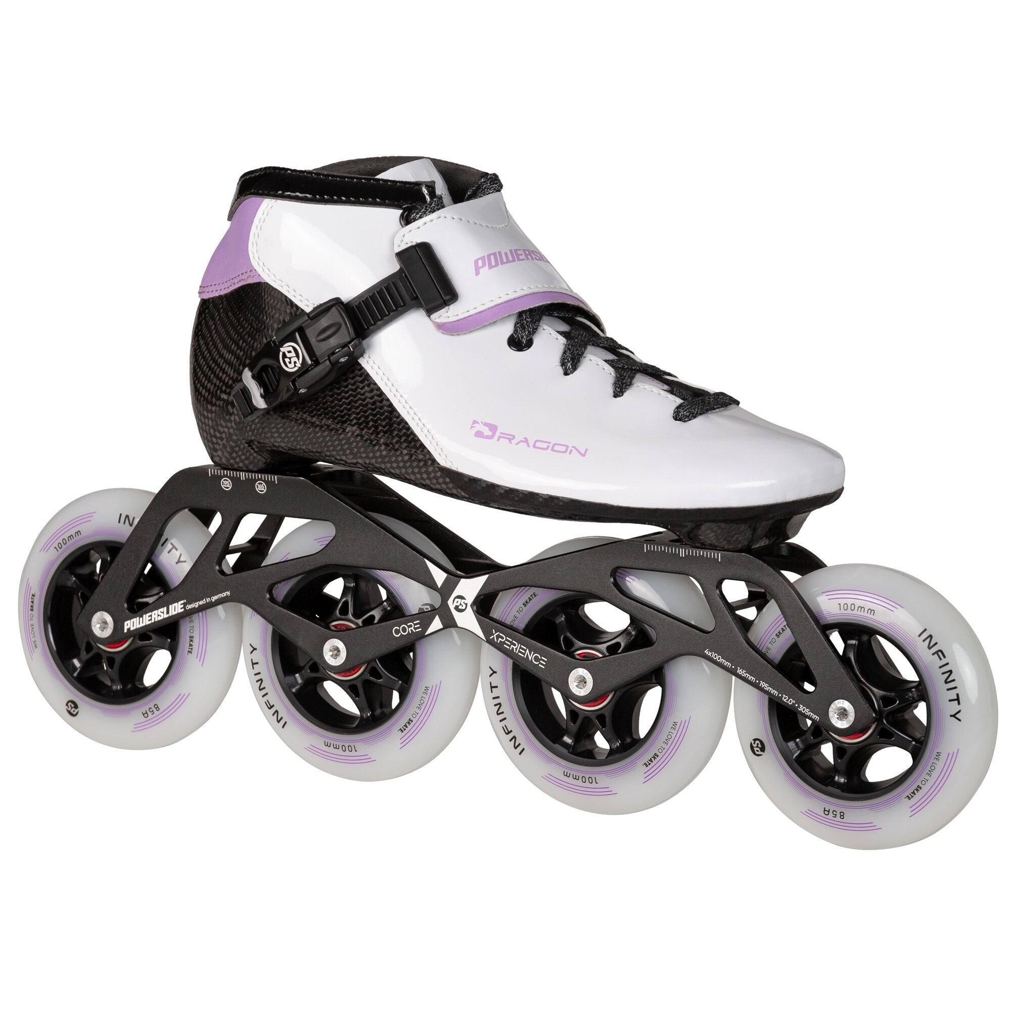 powerslide-dragon-white-100-kinder-inline-speedskates image 2