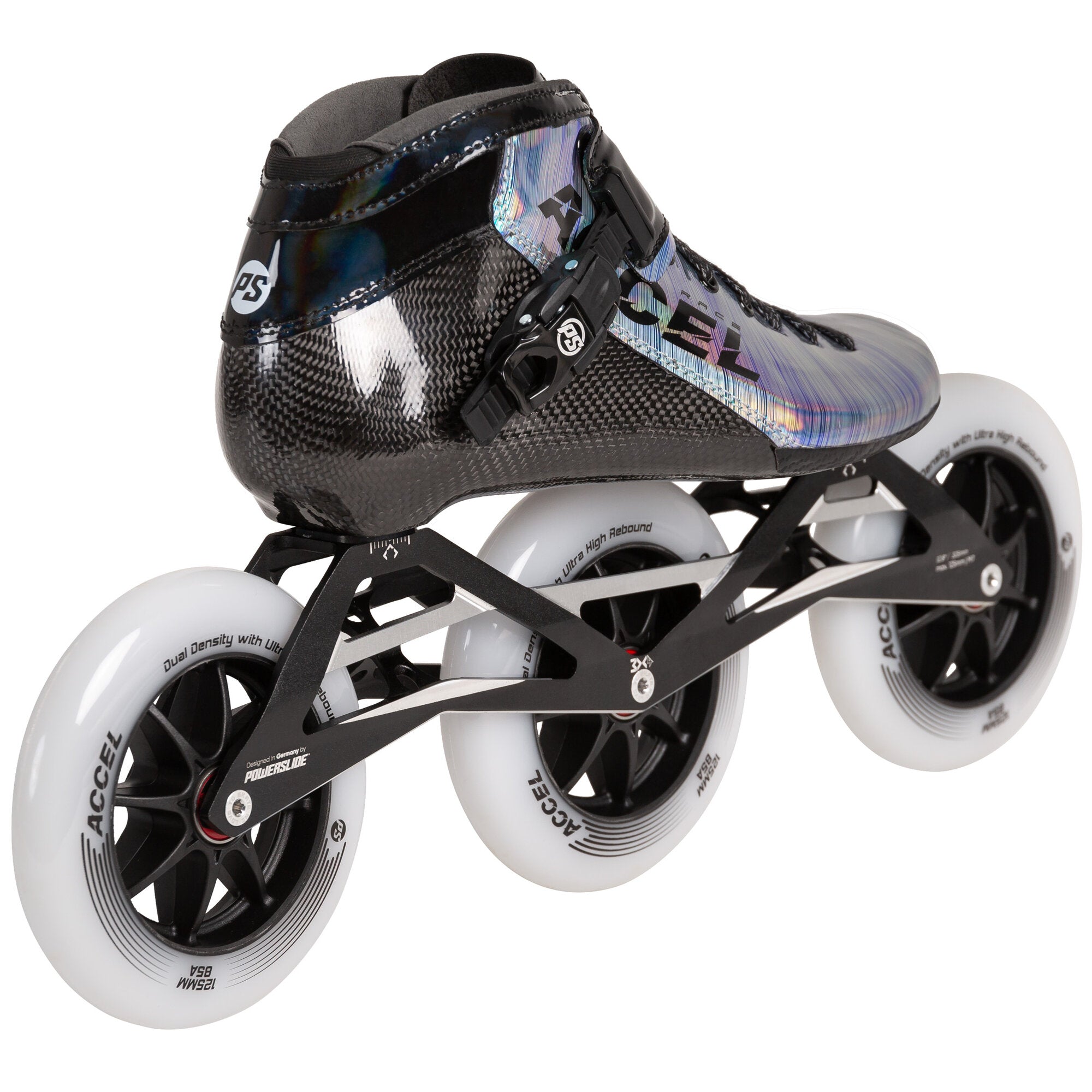 powerslide-accel-race-reflective-125-speedskate-carbon-3x125mm image 3