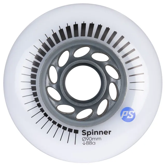 powerslide-spinner-90-88a-white-4er-pack-urban-skate-rollen-90-mm-88a image 1