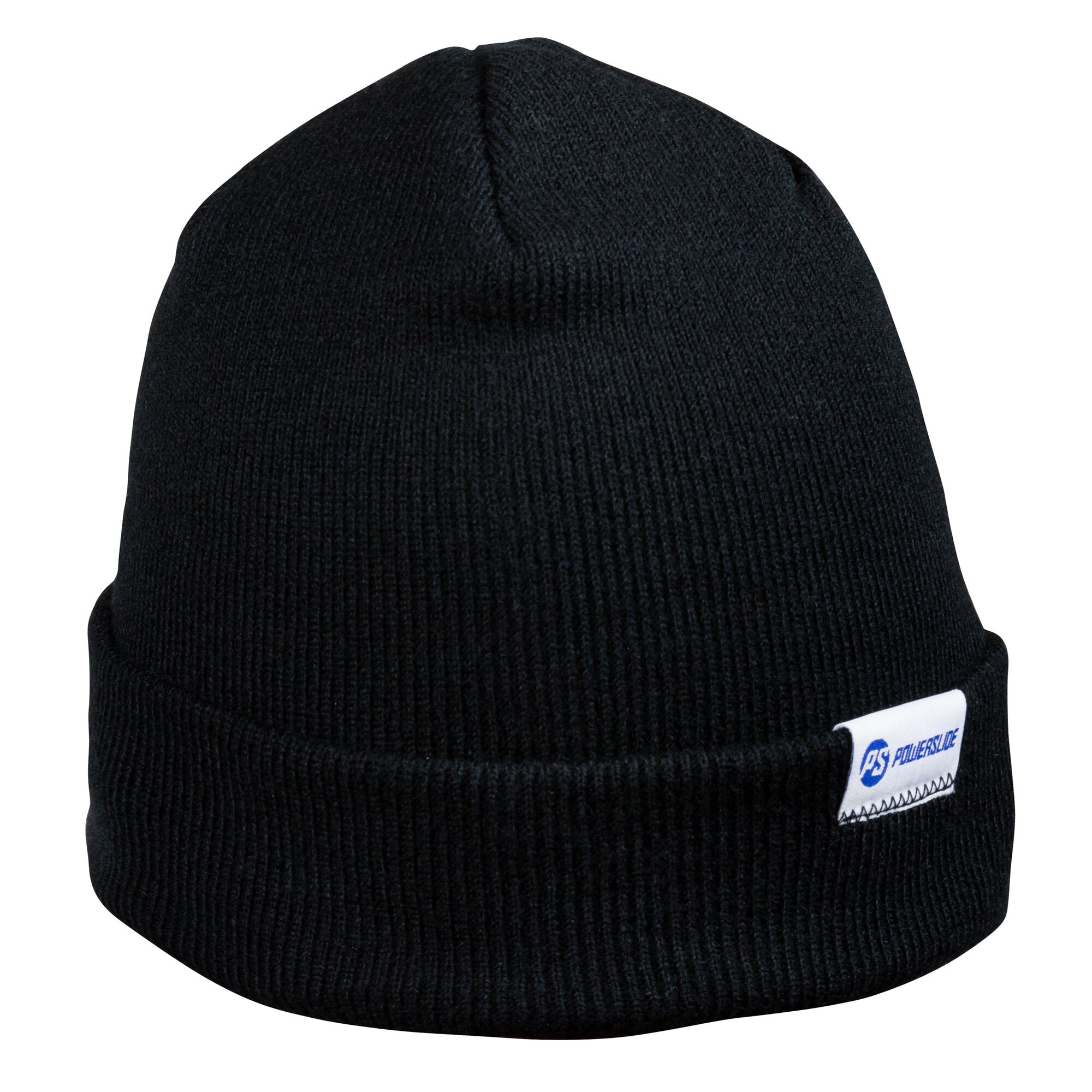 powerslide-wordmark-beanie-blaue-m-tze-mit-wei-en-logos image 1