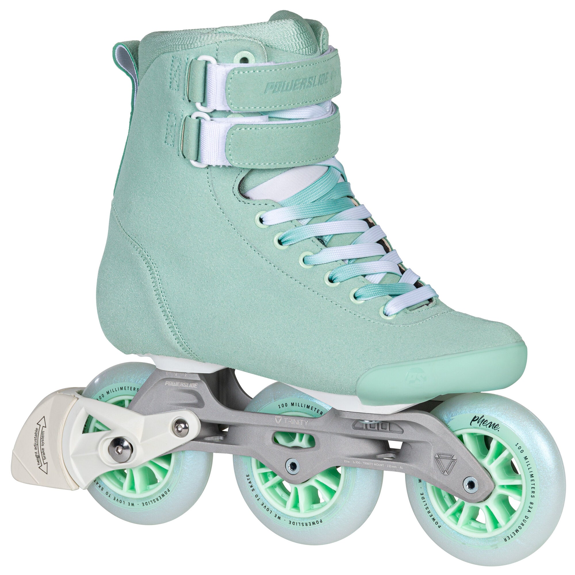 powerslide-pheme-mint-100-fitness-inlineskates-damen image 2