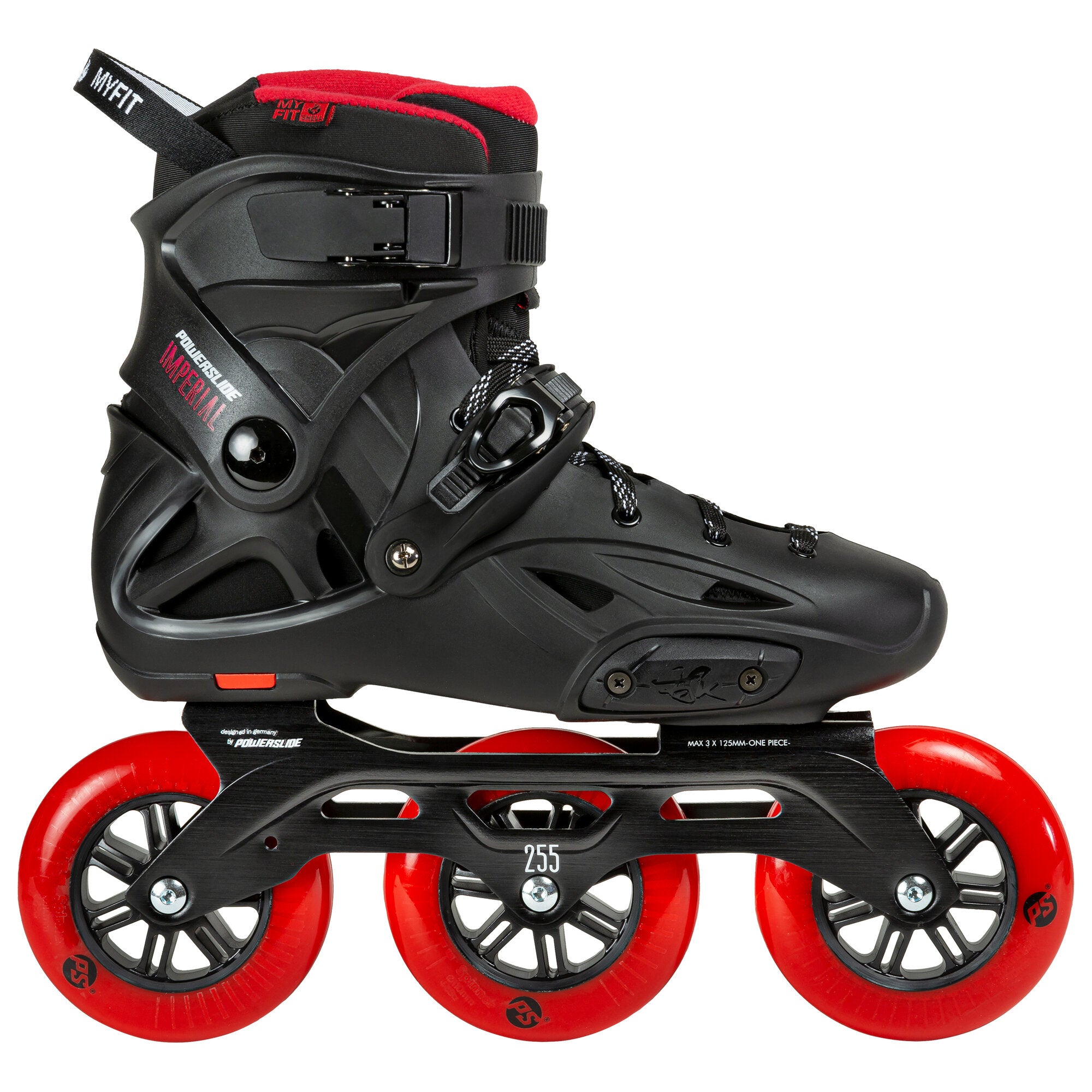 powerslide-imperial-black-red-110-urban-inline-skates image 1