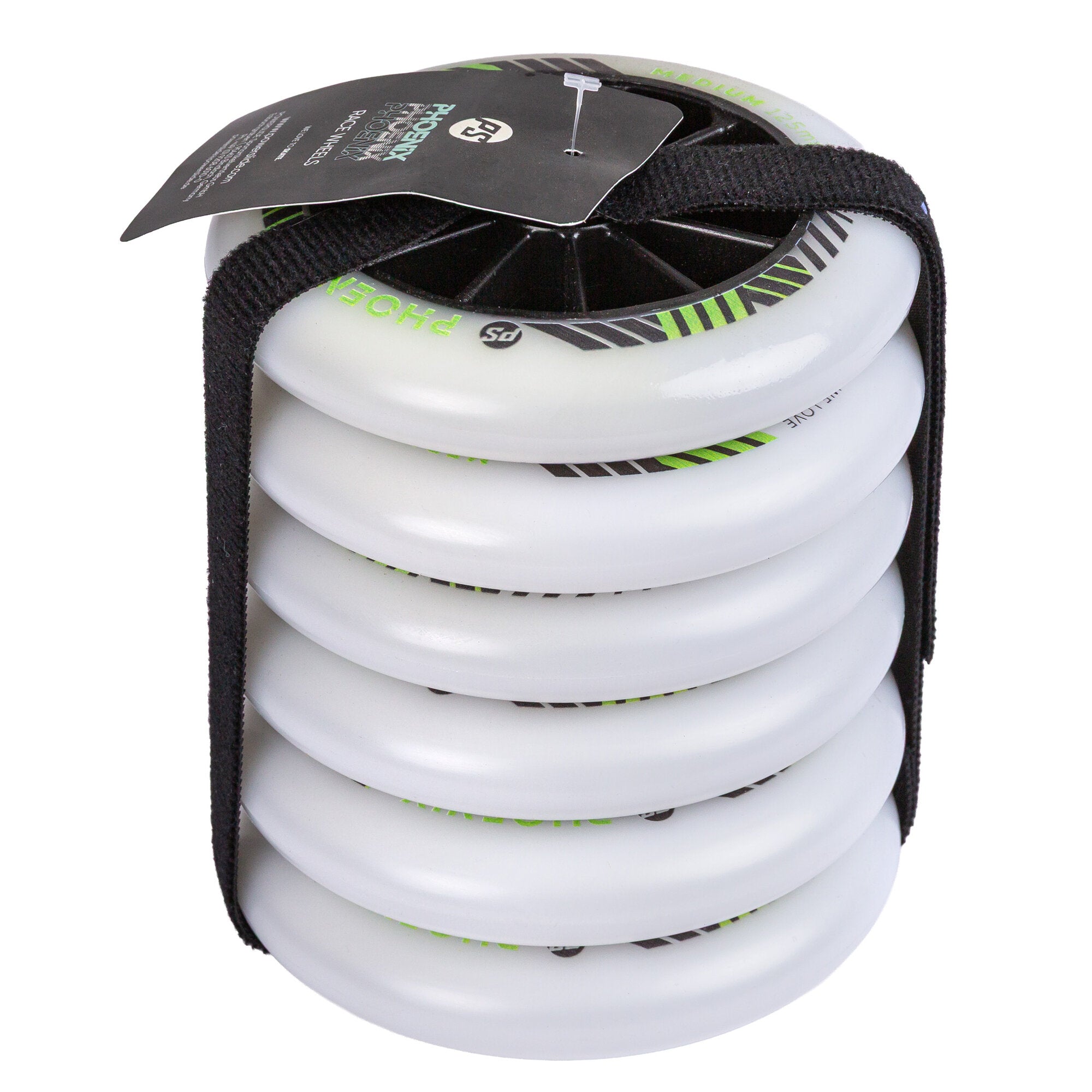 powerslide-phoenix-125mm-dd-medium-2-wahl-speedrollen-schwarz-wei image 5
