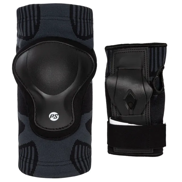 powerslide-onesie-black-dual-set-knie-und-handgelenkschoner-set-s-xl image 1