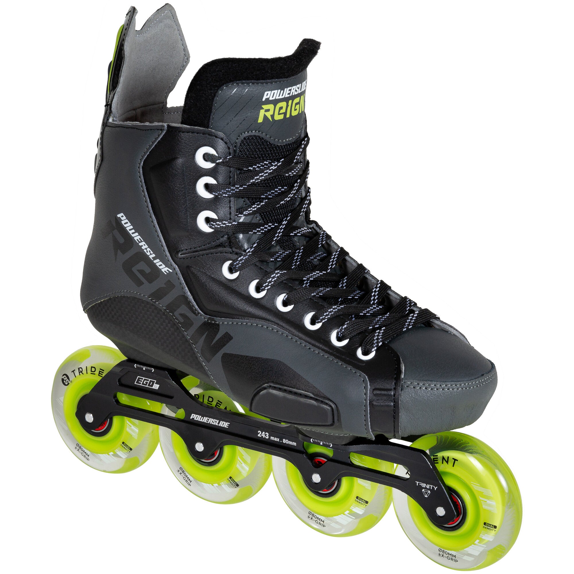 powerslide-reign-ares-80-inline-hockey-skates-carbon image 2
