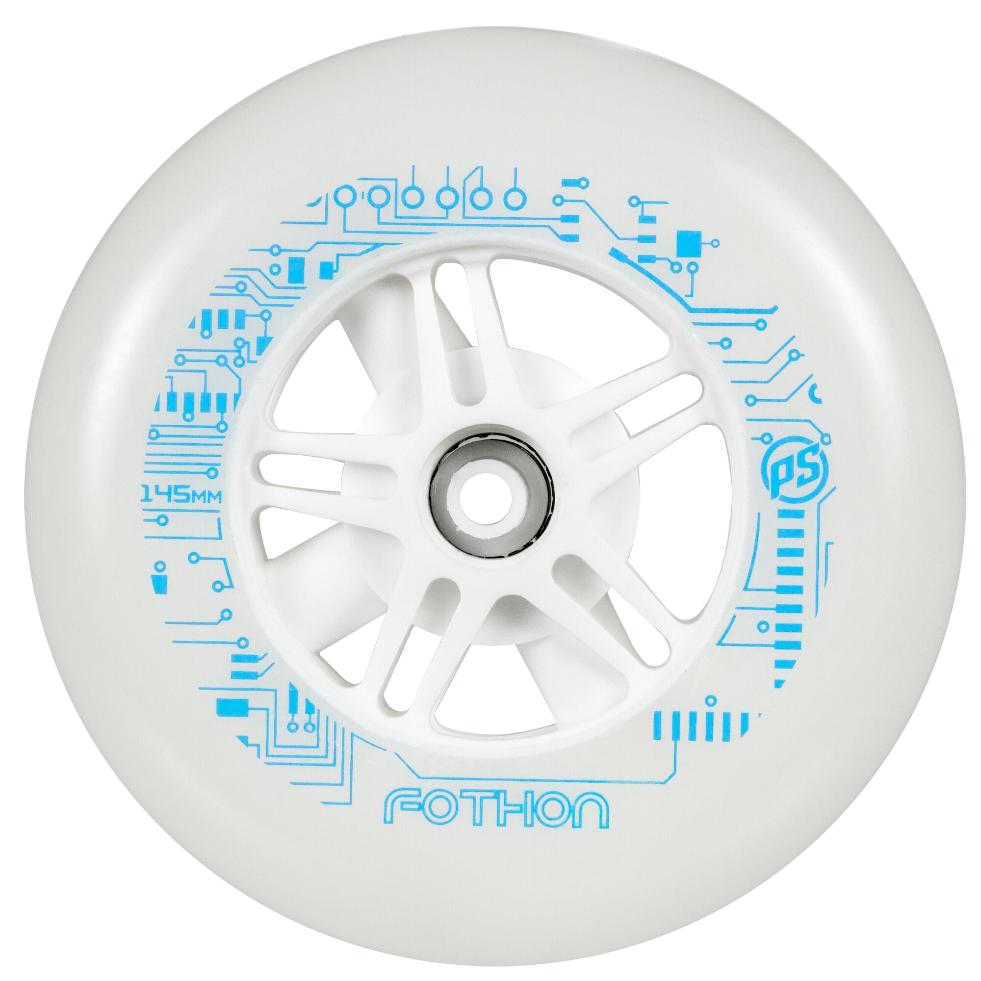 powerslide-fothon-145mm-82a-led-rolle-weiss-einzelst-ck image 1