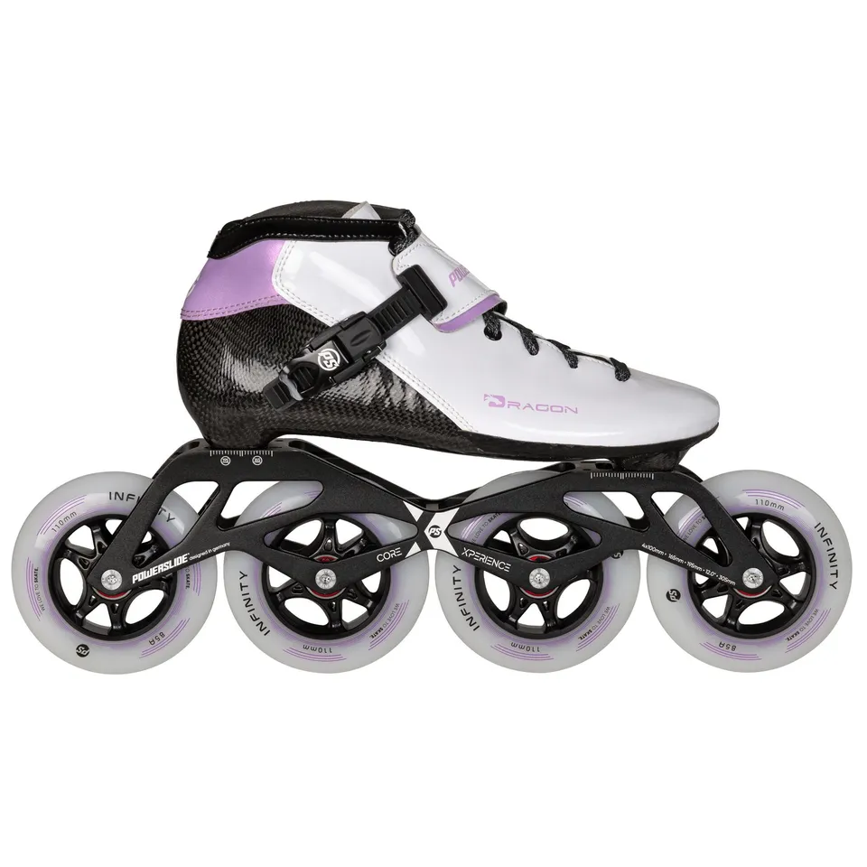 powerslide-dragon-white-110-kinder-inline-speedskate image 1