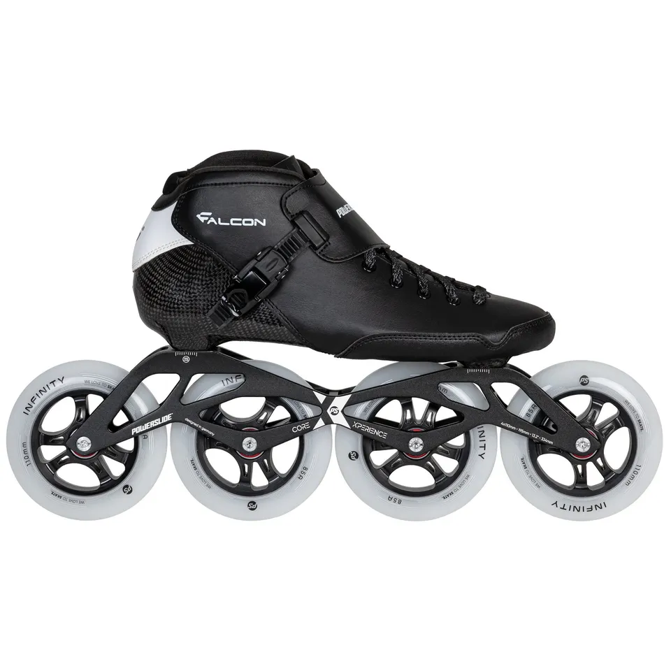 powerslide-falcon-4x110-kinder-speed-skate-schwarz image 1