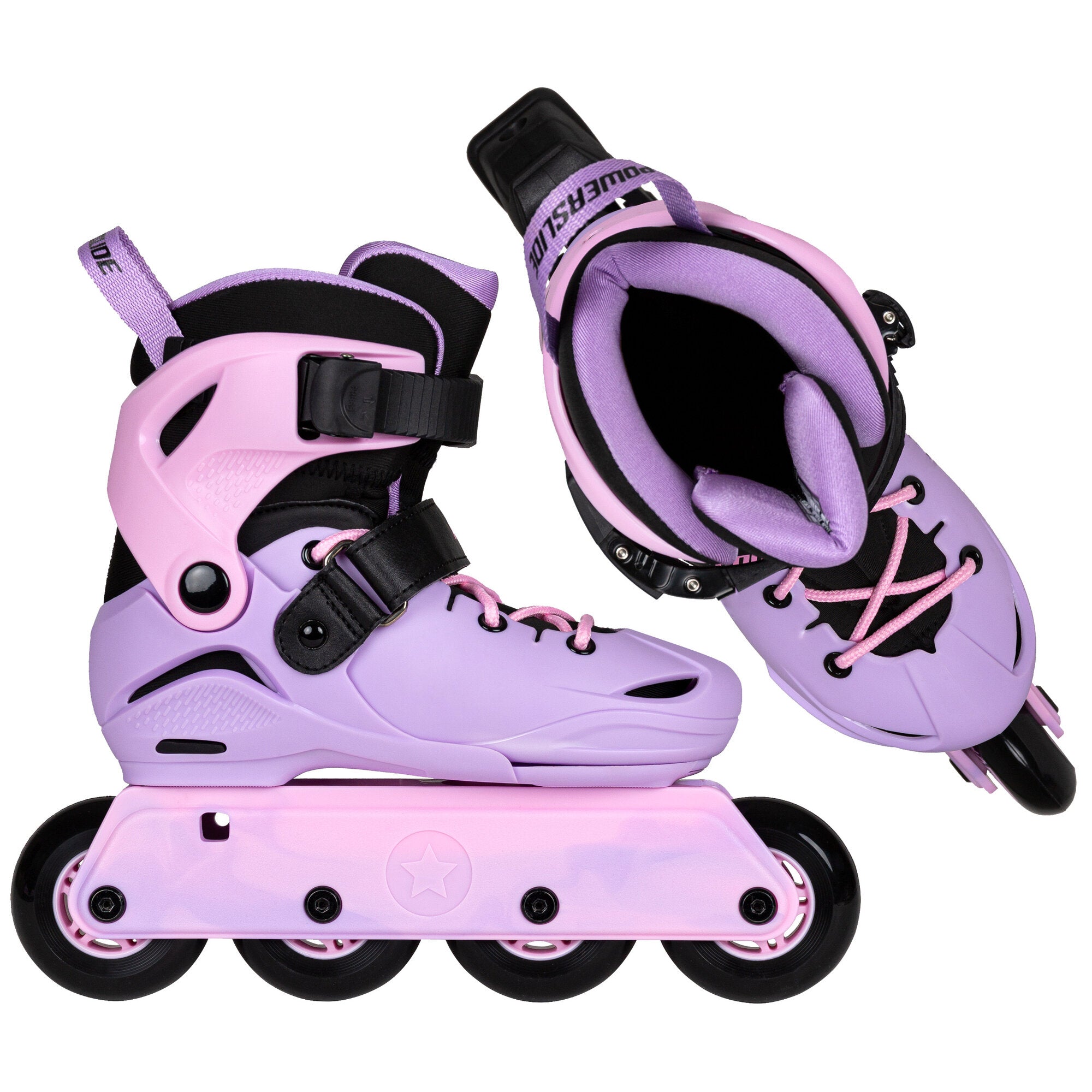 powerslide-jet-lavender-verstellbarer-kinder-inline-skate-hardboot-4-rollen-lila image 4