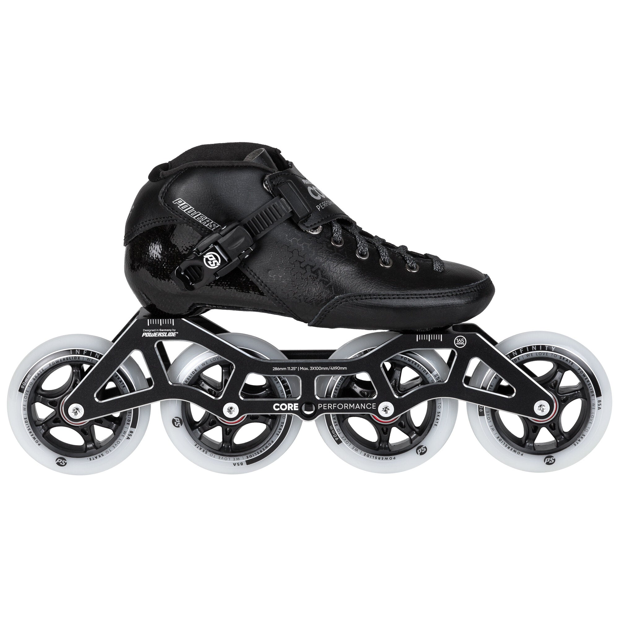 powerslide-core-performance-black-4x90-speedskate image 1