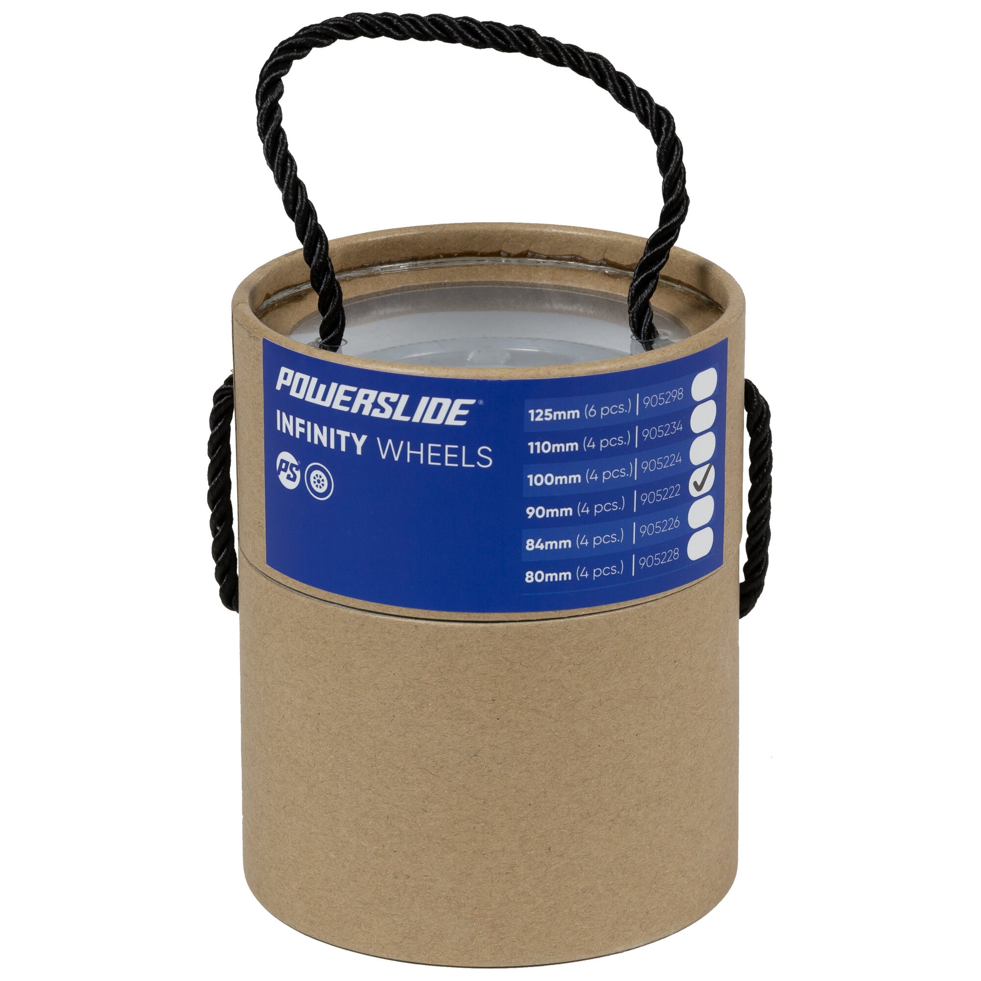 powerslide-infinity-90mm-85a-inline-rollen-4er-pack-grau image 3
