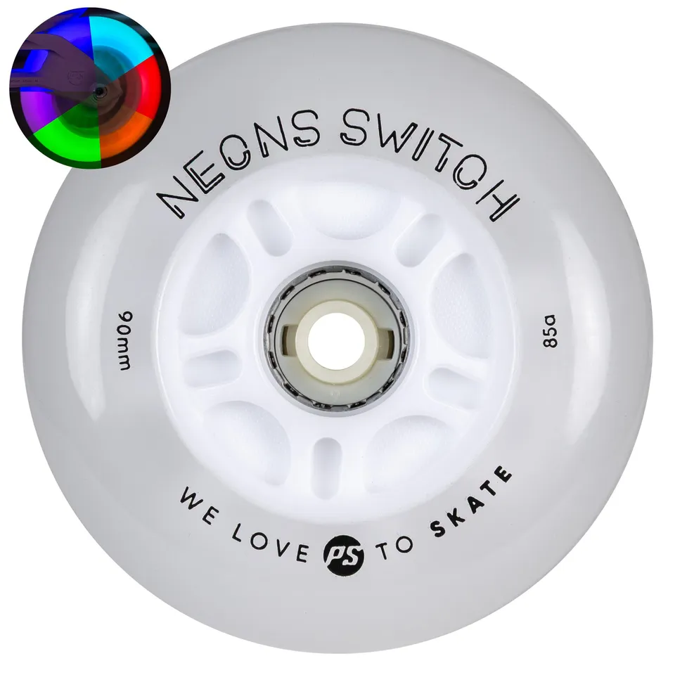 powerslide-neons-switch-led-90-85a-rollen-schwarz-wei-4er-pack image 1