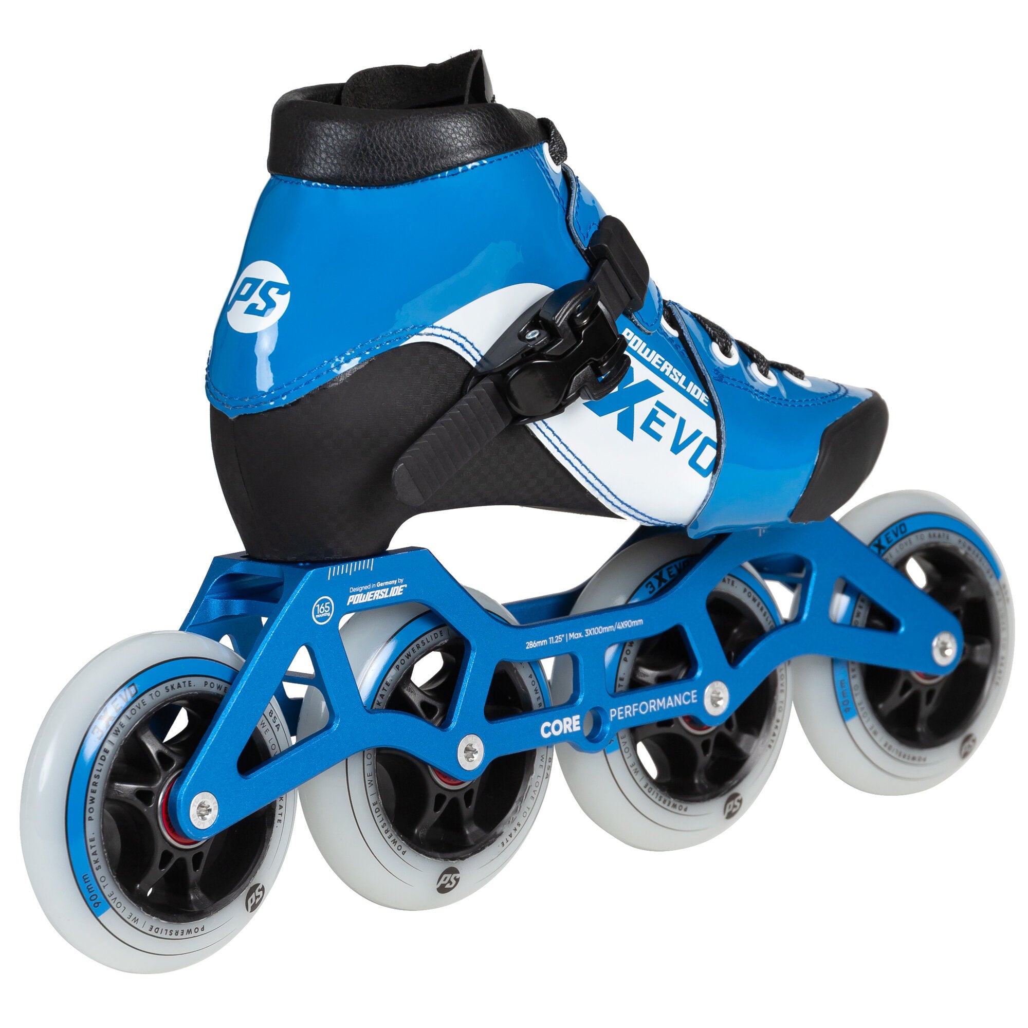 powerslide-3x-adj-evo-blue-white-kinder-speedskates image 3