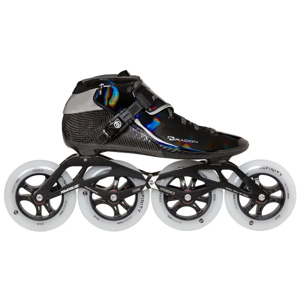 powerslide-dragon-black-110-kids-inline-speedskate-4x110-mm image 1