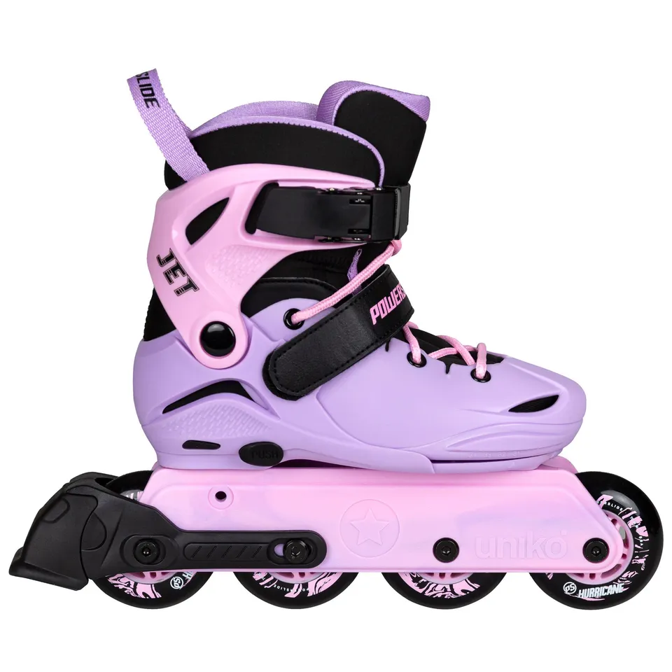 powerslide-jet-lavender-verstellbarer-kinder-inline-skate-hardboot-4-rollen-lila image 1