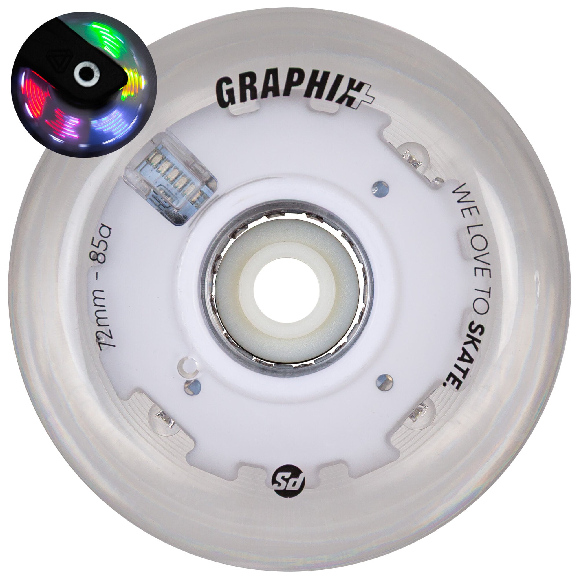 powerslide-graphix-plus-72mm-led-rolle-einzeln image 1