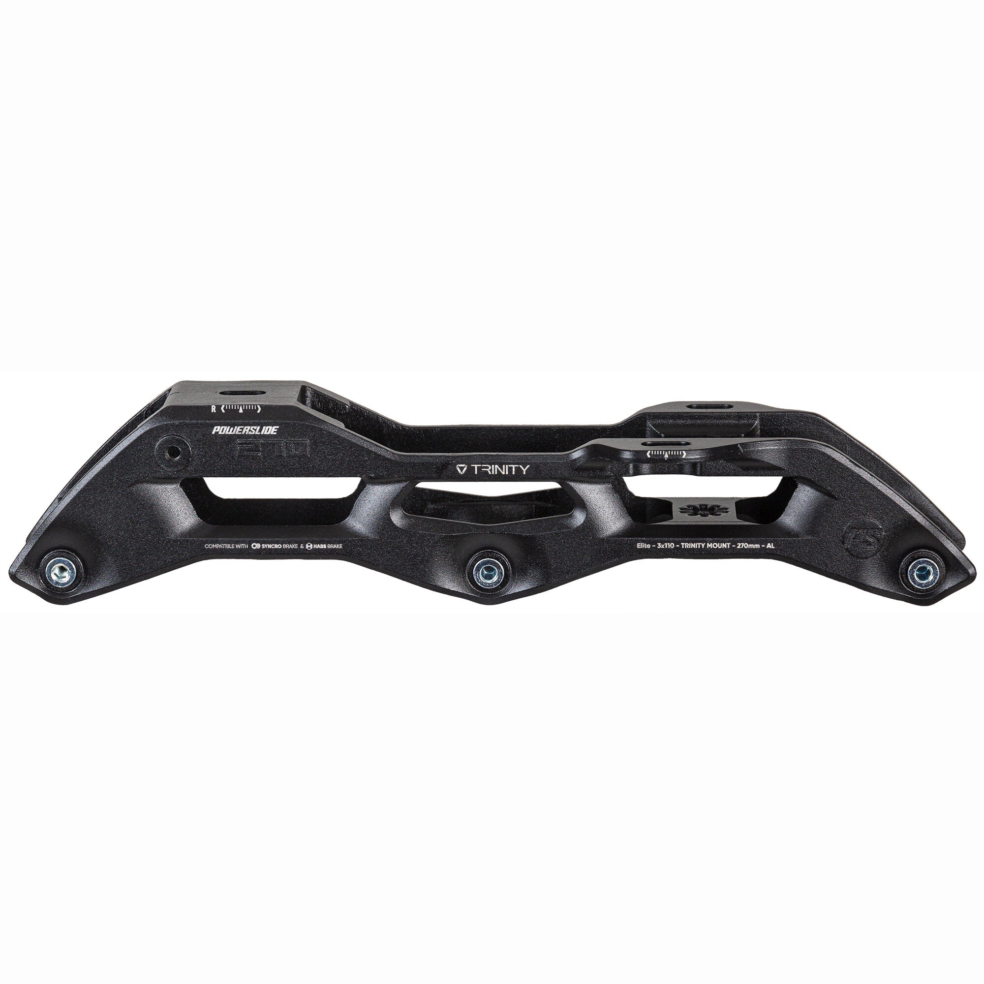 powerslide-elite-cast-syncro-al-270-3x110-tri-schiene-schwarz image 1