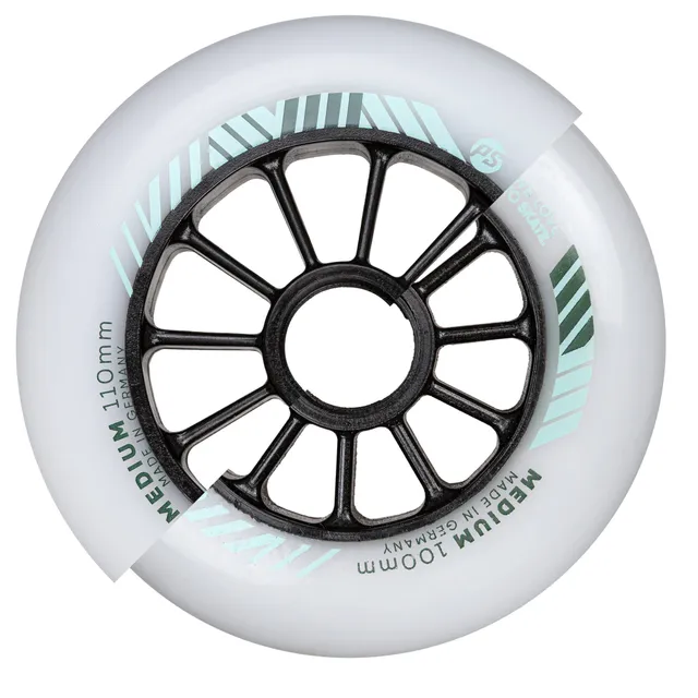 powerslide-phoenix-hilo-110mm-100mm-dd-medium-8-pack-speed-rollen image 1